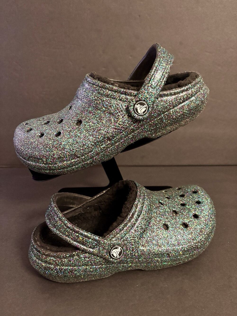 Crocs Classic Glitter Clogs Unisex M4 W6